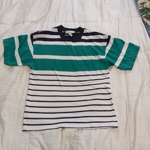 𝅺vintage Casual Corner striped top size Medium